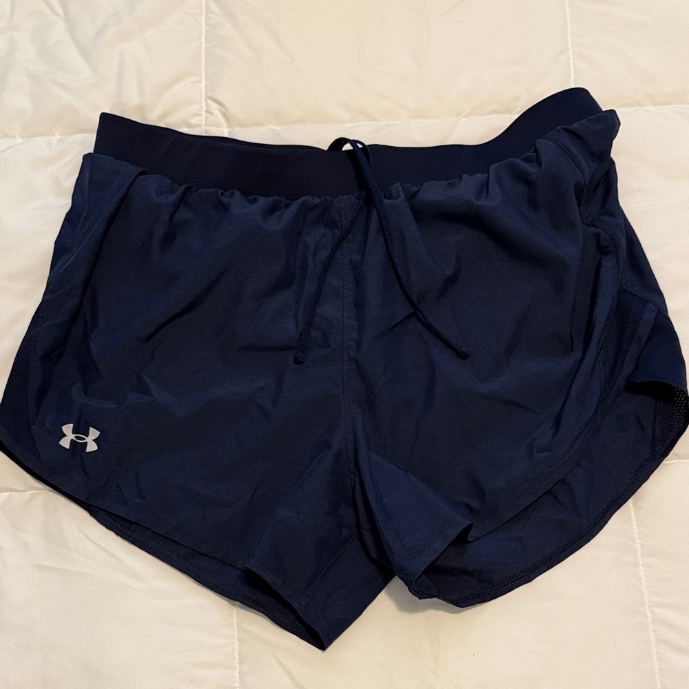 Under Armour Women's Dark Blue Athletic Shorts